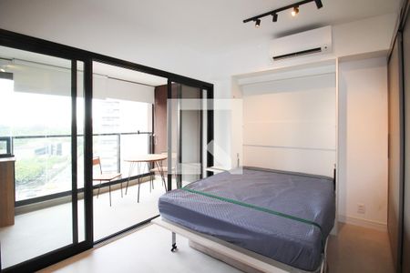 Sala de apartamento para alugar com 1 quarto, 29m² em Indianópolis, São Paulo