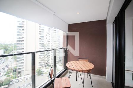 Varanda de apartamento para alugar com 1 quarto, 29m² em Indianópolis, São Paulo