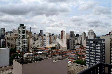 Vista da Varanda de kitnet/studio à venda com 1 quarto, 25m² em Pinheiros, São Paulo