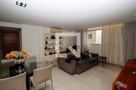 Sala de apartamento à venda com 2 quartos, 85m² em Lourdes, Belo Horizonte