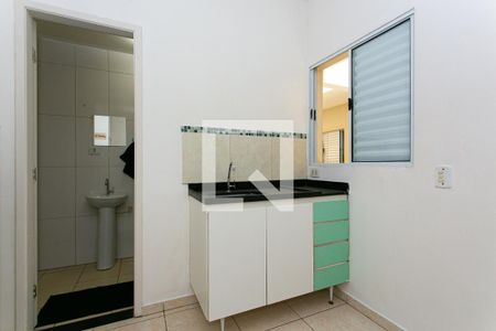 Cozinha de kitnet/studio para alugar com 1 quarto, 22m² em Vila Prudente, São Paulo