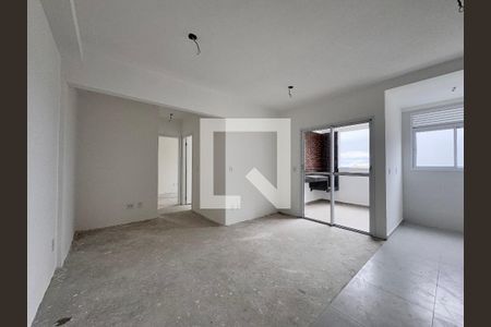 Sala de apartamento à venda com 2 quartos, 55m² em Campestre, Santo André