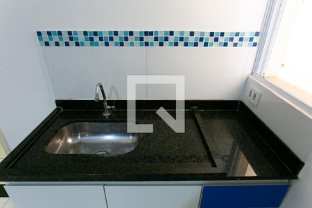 Cozinha de kitnet/studio para alugar com 1 quarto, 22m² em Vila Prudente, São Paulo