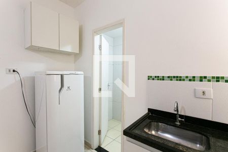 Cozinha de kitnet/studio para alugar com 1 quarto, 22m² em Vila Prudente, São Paulo