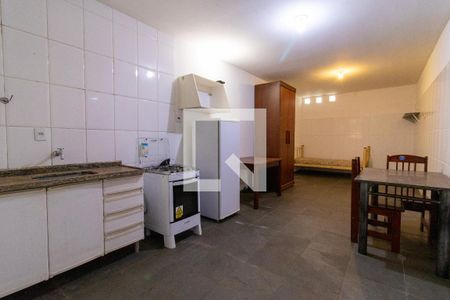 Cozinha de kitnet/studio para alugar com 1 quarto, 28m² em Cidade Universitária, Campinas