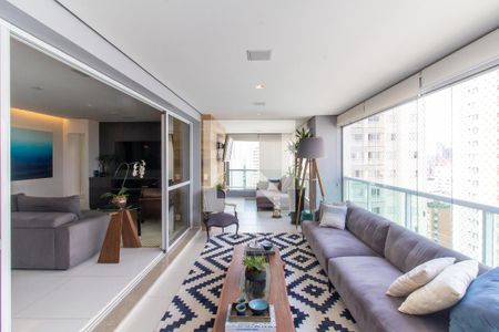 Varanda Sala de apartamento para alugar com 3 quartos, 230m² em Vila Leopoldina, São Paulo