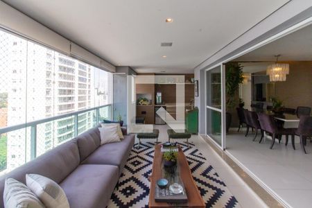 Varanda Sala de apartamento para alugar com 3 quartos, 230m² em Vila Leopoldina, São Paulo