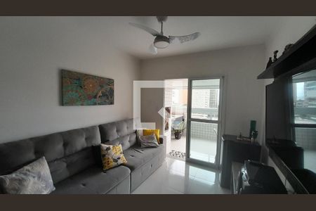 Sala de apartamento para alugar com 2 quartos, 83m² em Aviação, Praia Grande