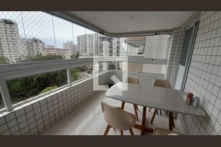 Varanda de apartamento para alugar com 2 quartos, 83m² em Aviação, Praia Grande