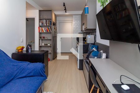 Sala de apartamento para alugar com 1 quarto, 32m² em Perdizes, São Paulo