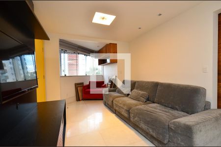 Sala 2 ambientes de apartamento para alugar com 3 quartos, 88m² em Funcionários, Belo Horizonte