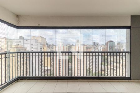 Varanda de apartamento à venda com 1 quarto, 42m² em Campos Elíseos, São Paulo