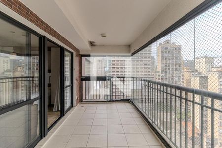 Varanda de apartamento à venda com 1 quarto, 42m² em Campos Elíseos, São Paulo