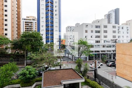 Vista da Sala de apartamento à venda com 2 quartos, 123m² em Brooklin Paulista, São Paulo