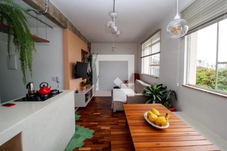 Sala/Cozinha de apartamento para alugar com 2 quartos, 63m² em São Lucas, Belo Horizonte