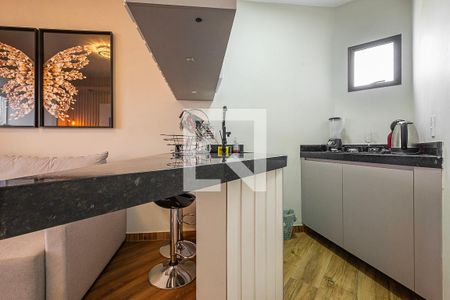 Sala/Cozinha de apartamento à venda com 1 quarto, 42m² em Paraíso, São Paulo