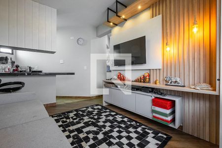 Sala/Cozinha de apartamento à venda com 1 quarto, 42m² em Paraíso, São Paulo