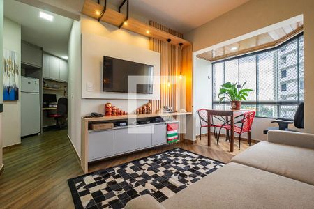 Sala/Cozinha de apartamento à venda com 1 quarto, 42m² em Paraíso, São Paulo