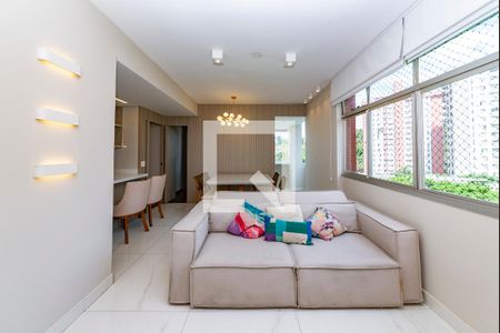 Sala de apartamento para alugar com 3 quartos, 90m² em Luxemburgo, Belo Horizonte