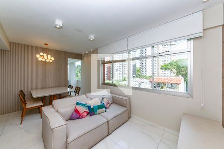 Sala de apartamento para alugar com 3 quartos, 90m² em Luxemburgo, Belo Horizonte