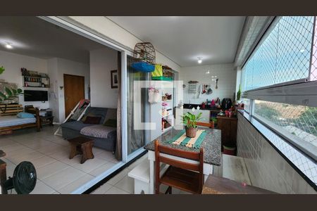 Varanda da Sala de apartamento para alugar com 2 quartos, 72m² em Macuco, Santos