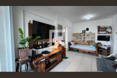 Sala de apartamento para alugar com 2 quartos, 72m² em Macuco, Santos