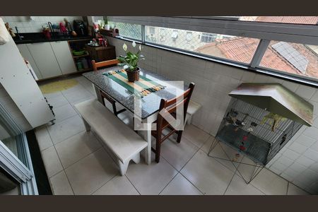 Varanda da Sala de apartamento para alugar com 2 quartos, 72m² em Macuco, Santos