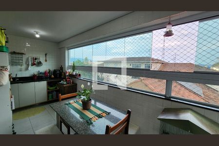 Varanda da Sala de apartamento para alugar com 2 quartos, 72m² em Macuco, Santos