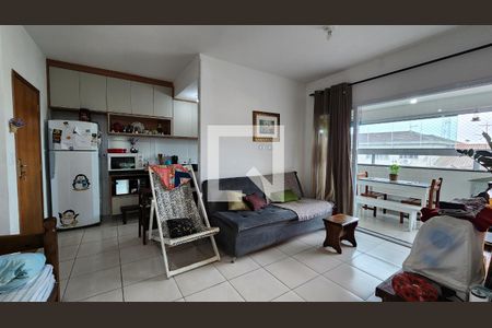 Sala de apartamento para alugar com 2 quartos, 72m² em Macuco, Santos