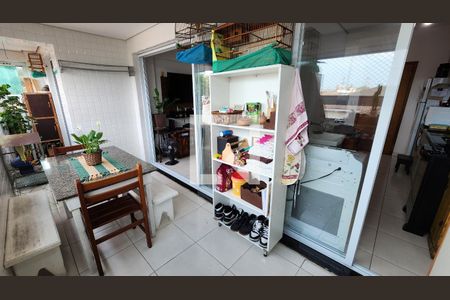 Varanda da Sala de apartamento para alugar com 2 quartos, 72m² em Macuco, Santos