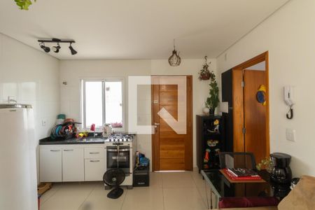 Sala e Cozinha de apartamento para alugar com 1 quarto, 47m² em Jardim Nordeste, São Paulo