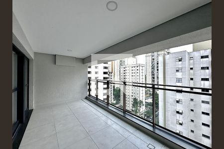 Varanda  de apartamento à venda com 3 quartos, 110m² em Campo Belo, São Paulo