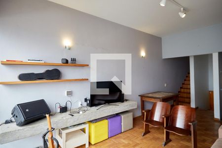 Sala/Cozinha de apartamento para alugar com 1 quarto, 67m² em Santo Agostinho, Belo Horizonte