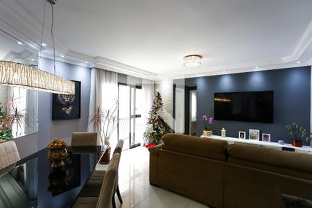 Sala  de apartamento à venda com 3 quartos, 90m² em Parque Santos Dumont, Taboão da Serra