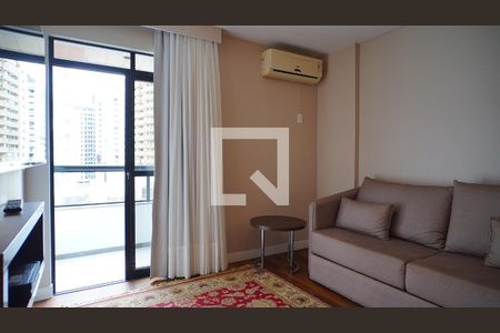 Sala de apartamento para alugar com 1 quarto, 42m² em Centro, Florianópolis