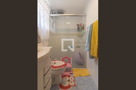 Banheiro Social de apartamento à venda com 2 quartos, 62m² em Jardim Santa Cruz (sacoma), São Paulo