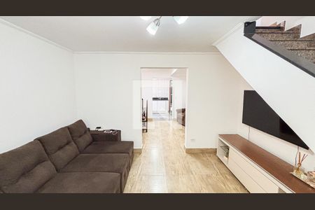 Sala de casa à venda com 3 quartos, 167m² em Vila Camilópolis, Santo André