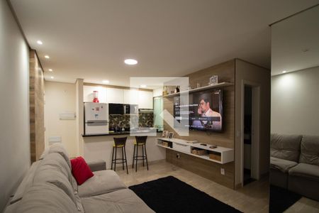 Sala de apartamento à venda com 3 quartos, 75m² em Vila Isolina Mazzei, São Paulo