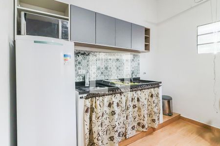 Studio - Quarto, Sala e Cozinha de kitnet/studio para alugar com 1 quarto, 23m² em Jardim Ivana, São Paulo