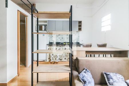 Studio - Quarto, Sala e Cozinha de kitnet/studio para alugar com 1 quarto, 23m² em Jardim Ivana, São Paulo