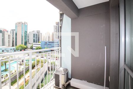 Varanda de apartamento para alugar com 1 quarto, 27m² em Vila Nova Conceição, São Paulo