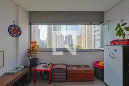 Varanda da Sala de apartamento para alugar com 3 quartos, 90m² em Anchieta, Belo Horizonte