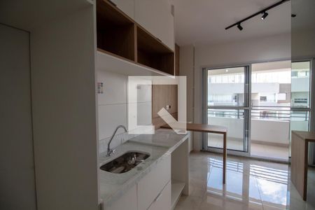 Cozinha  de apartamento à venda com 1 quarto, 25m² em Butantã, São Paulo