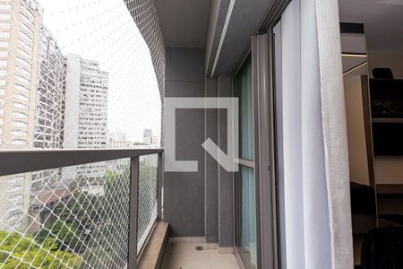 Sacada de kitnet/studio para alugar com 1 quarto, 21m² em Consolação, São Paulo