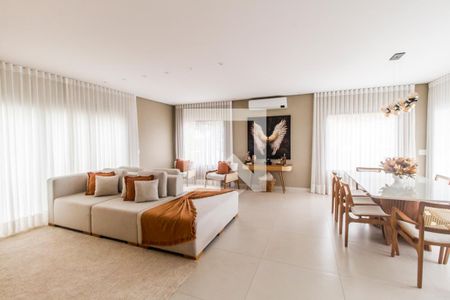 Sala de TV de casa de condomínio para alugar com 3 quartos, 324m² em Alphaville, Santana de Parnaíba