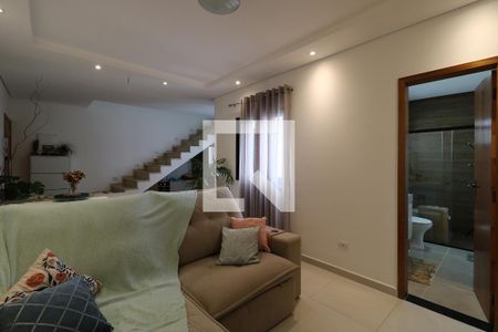 Sala de apartamento à venda com 2 quartos, 126m² em Vila Guiomar, Santo André