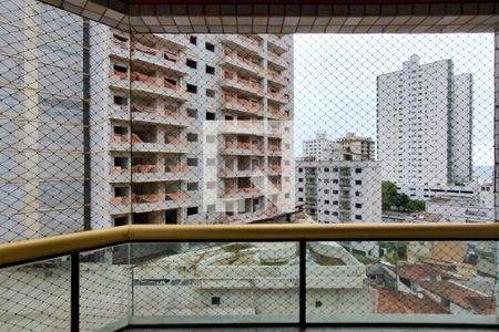 Sacada de apartamento para alugar com 3 quartos, 120m² em Caiçara, Praia Grande