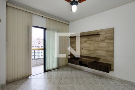 Sala de apartamento para alugar com 3 quartos, 120m² em Caiçara, Praia Grande