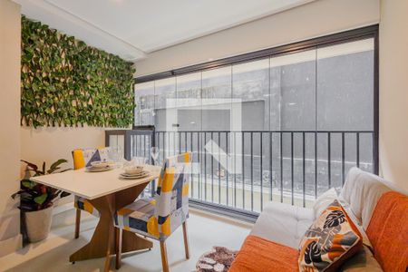 Varanda de apartamento à venda com 1 quarto, 28m² em Sumaré, São Paulo