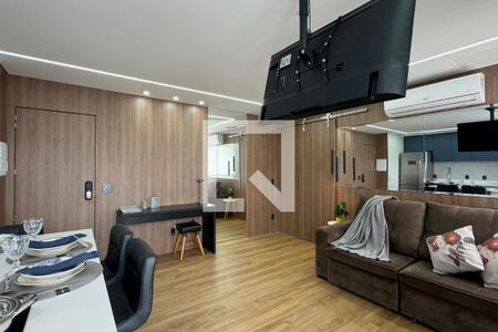 Sala de apartamento para alugar com 1 quarto, 45m² em Bethaville I, Barueri